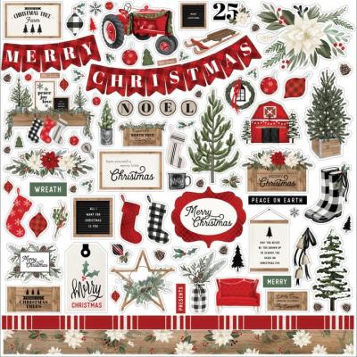 Carta Bella Farmhouse Christmas - Element Sticker